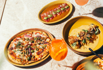 food on table